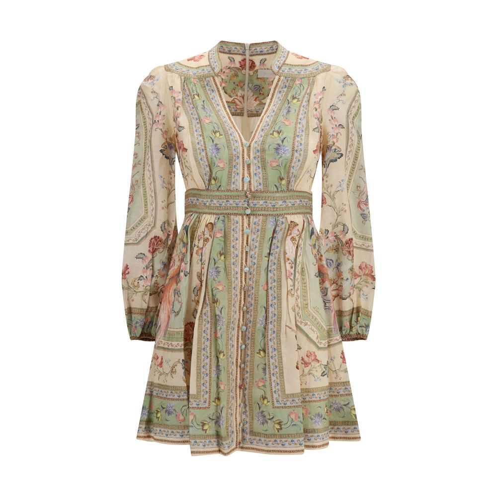 Zimmermann Multicolor Linen Casual Dress | Regal Royce