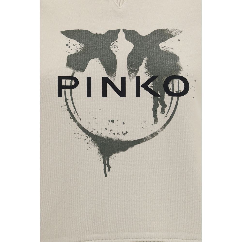 PINKO Beige Cotton Sweatshirt | Regal Royce