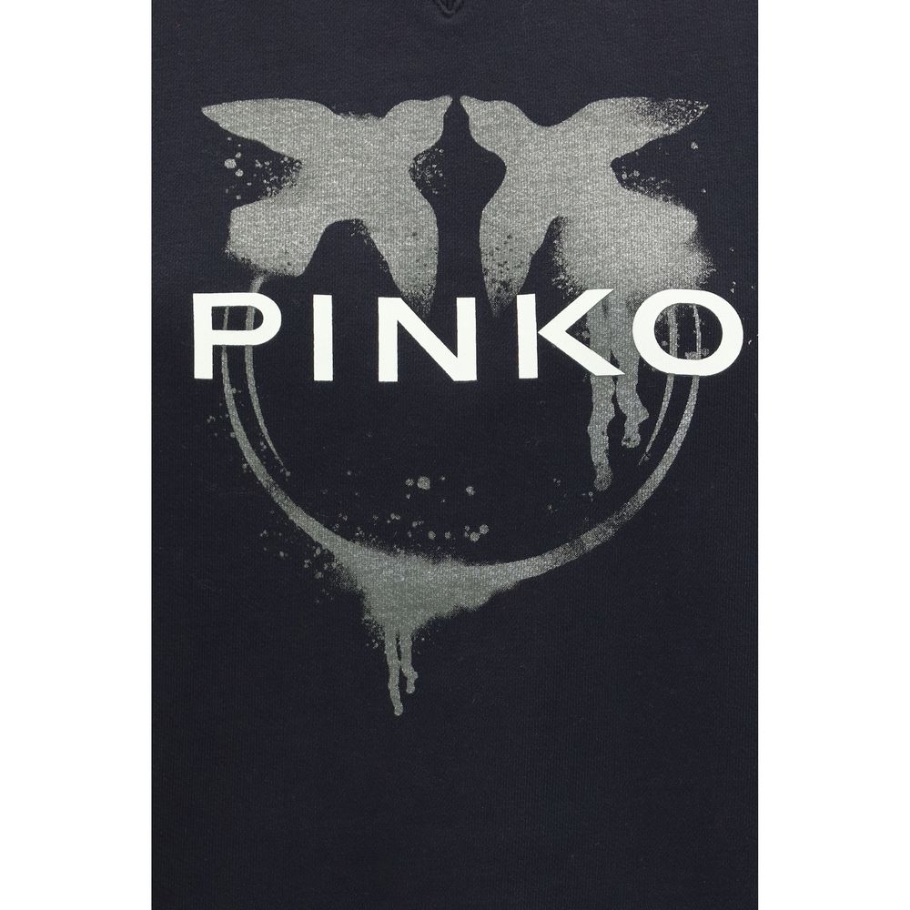 PINKO Black Cotton Sweatshirt | Regal Royce