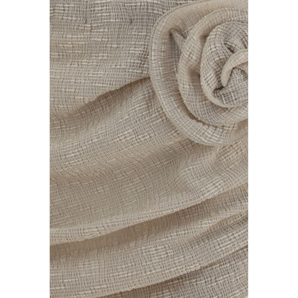 Magda Butrym Beige Lycra Mini Skirt | Regal Royce