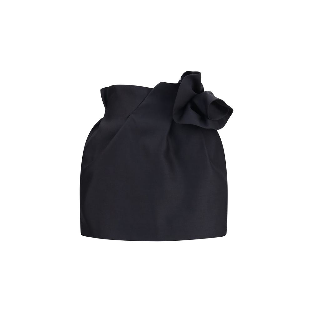 Magda Butrym Black Wool Oves Aries Mini Skirt | Regal Royce