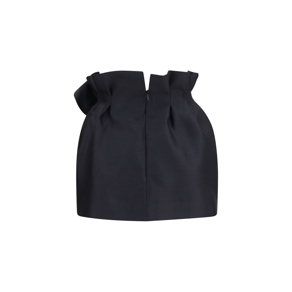 Magda Butrym Black Wool Oves Aries Mini Skirt | Regal Royce