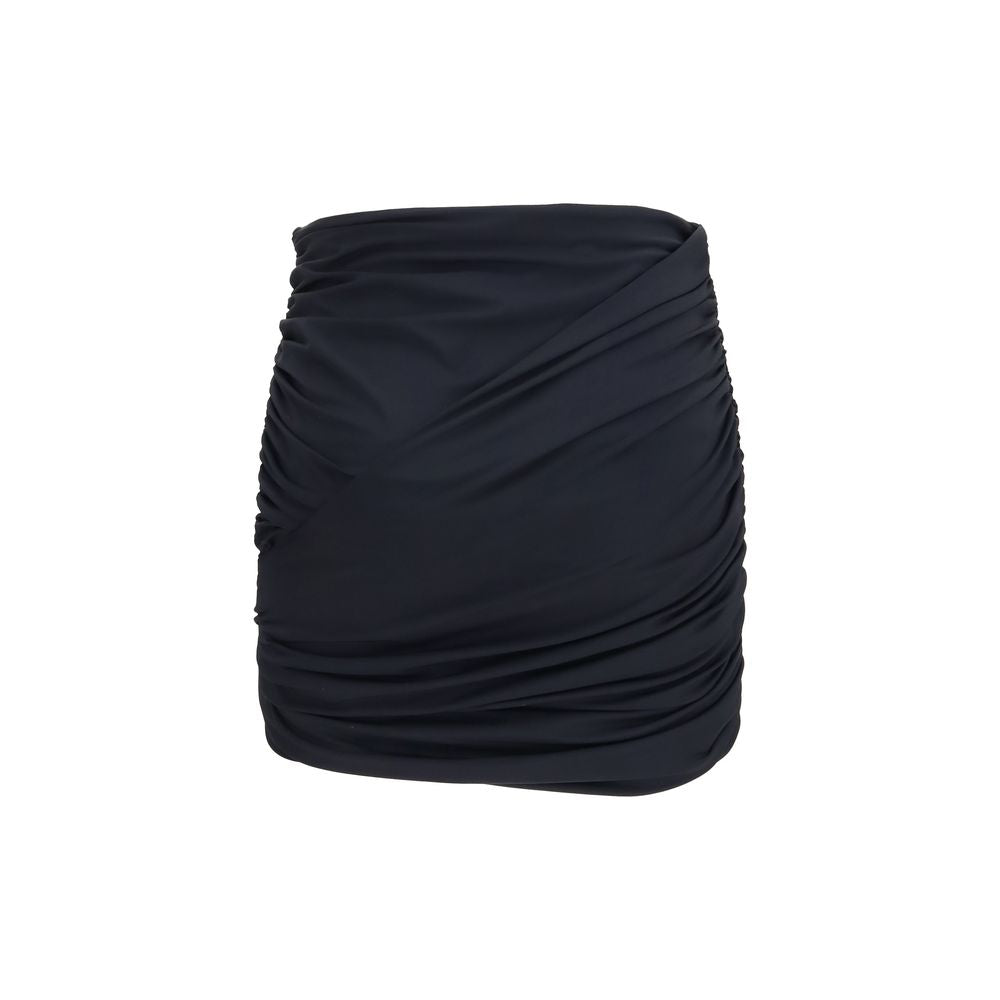 Magda Butrym Black Polyamide Mini Skirt | Regal Royce