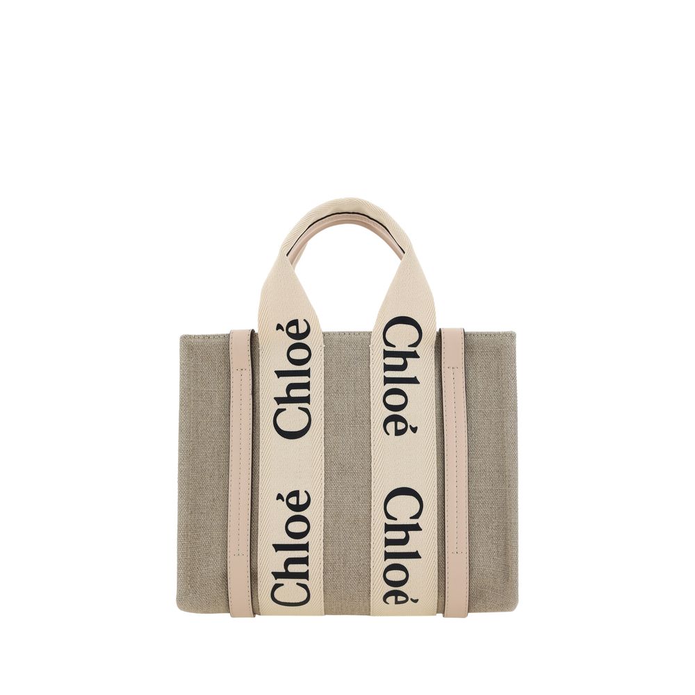 Chloé Brown Linen Handbag | Regal Royce