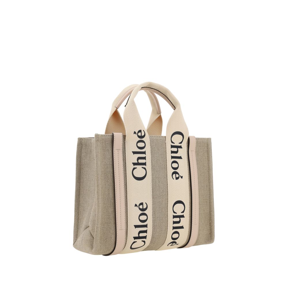 Chloé Brown Linen Handbag | Regal Royce