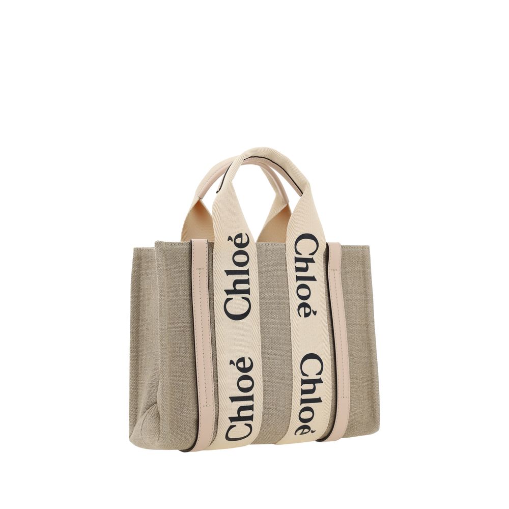 Chloé Brown Linen Handbag | Regal Royce