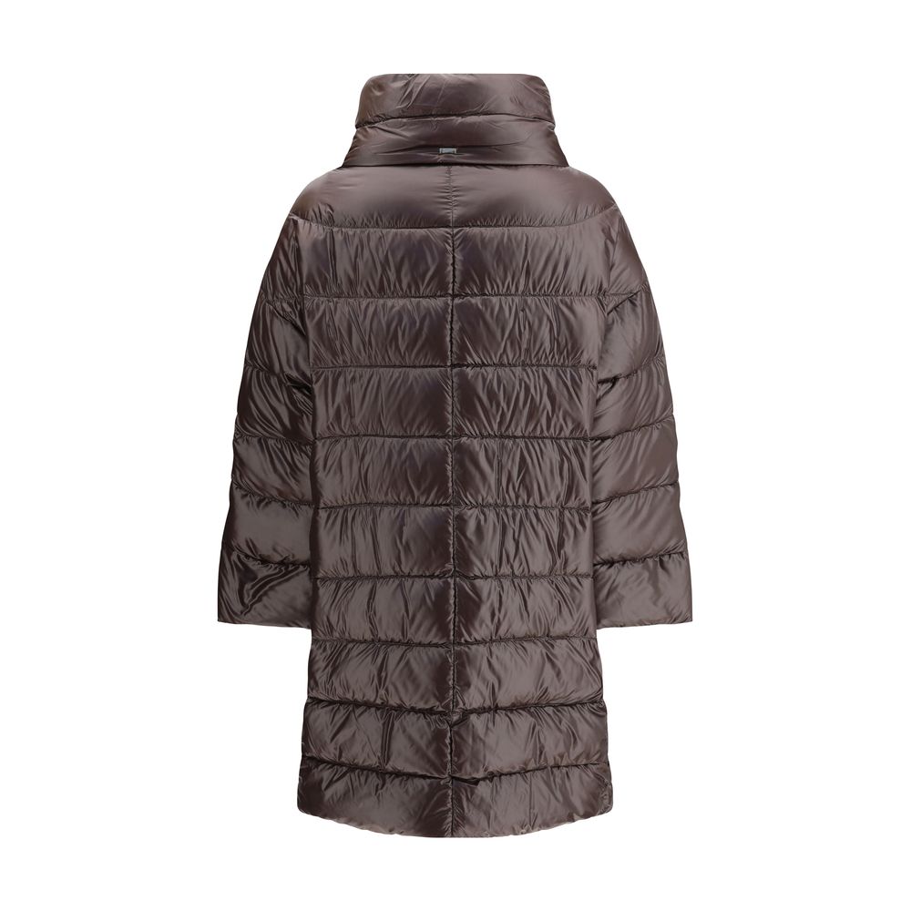 Herno Brown Polyester Full-Length Jacket | Regal Royce