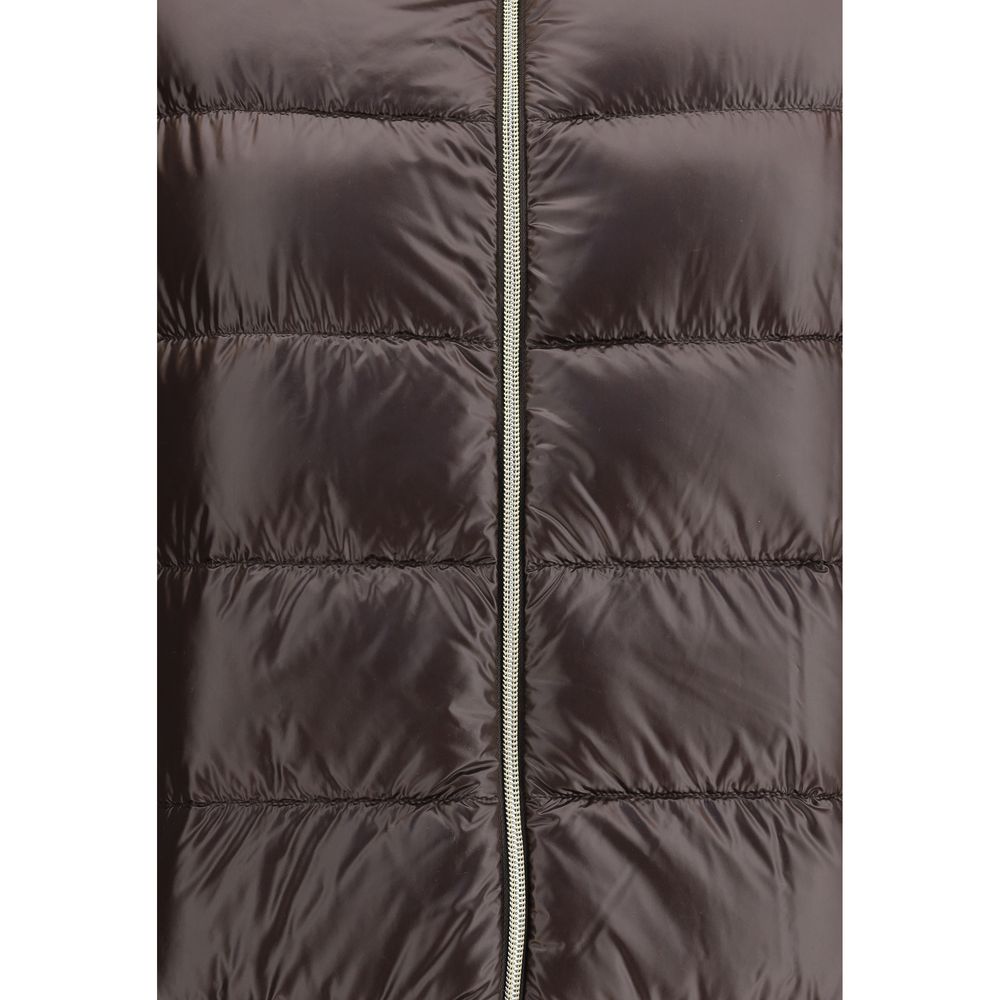 Herno Brown Polyester Full-Length Jacket | Regal Royce