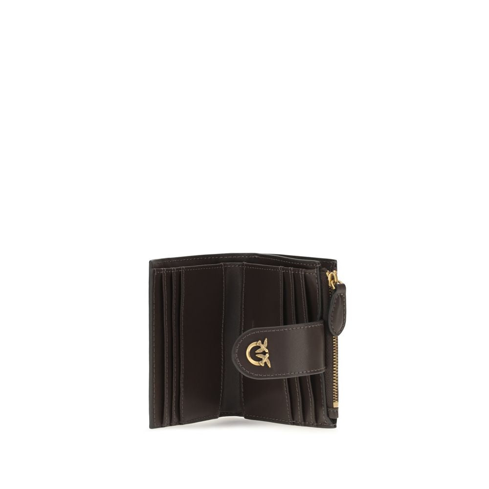 PINKO Brown Calf Leather Bos Taurus Wallet | Regal Royce