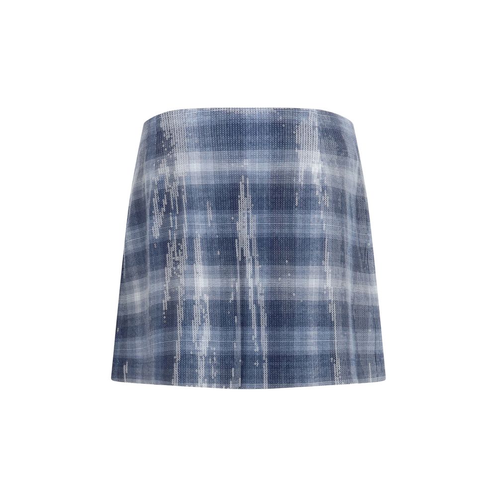 PINKO Blue Polyester Mini Skirt | Regal Royce