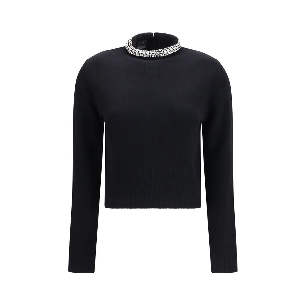 PINKO Black Wool Oves Aries Sweatshirt | Regal Royce