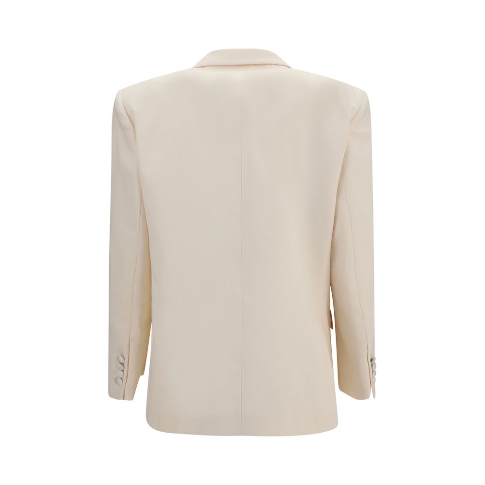 Magda Butrym Beige Cotton Blazer | Regal Royce