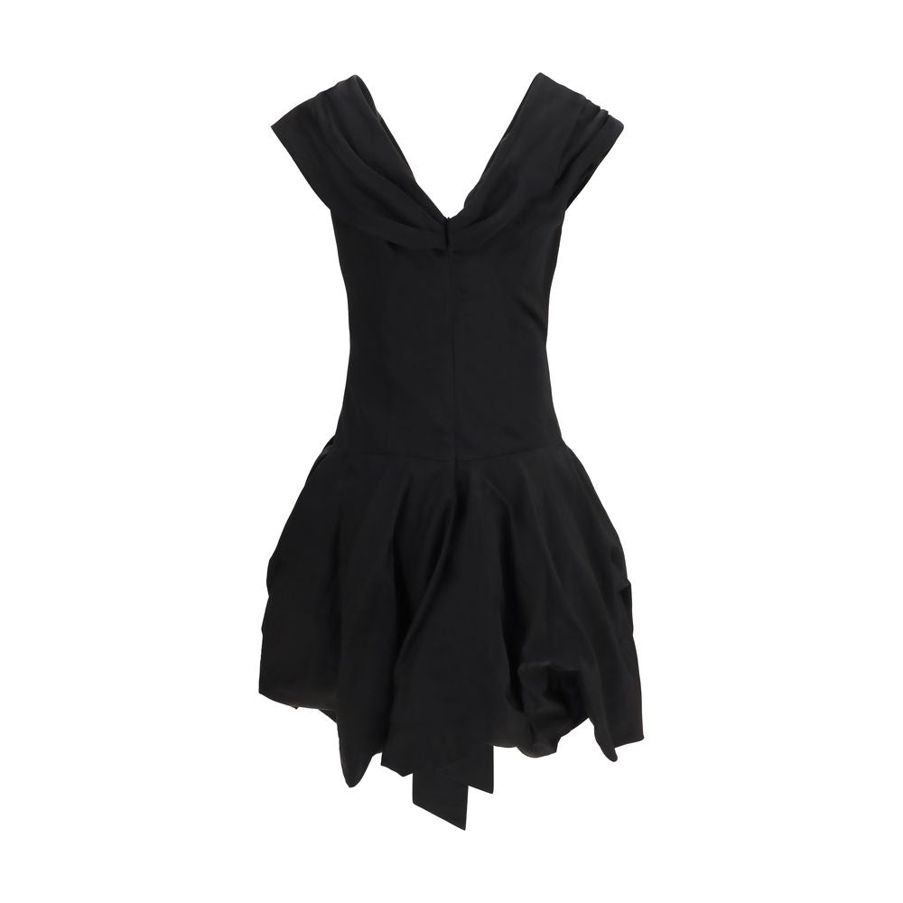 Magda Butrym Black Cotton Cocktail Dress | Regal Royce
