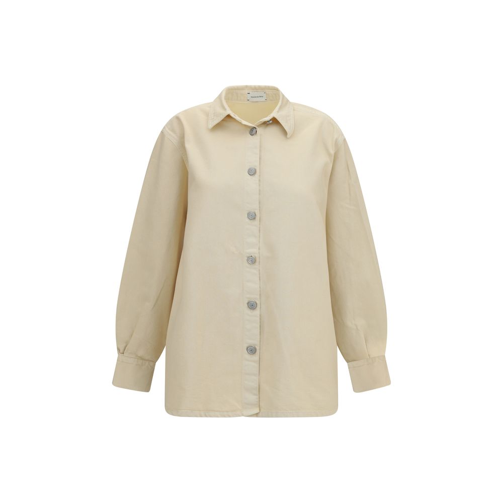 Magda Butrym Beige Denim Shirt | Regal Royce