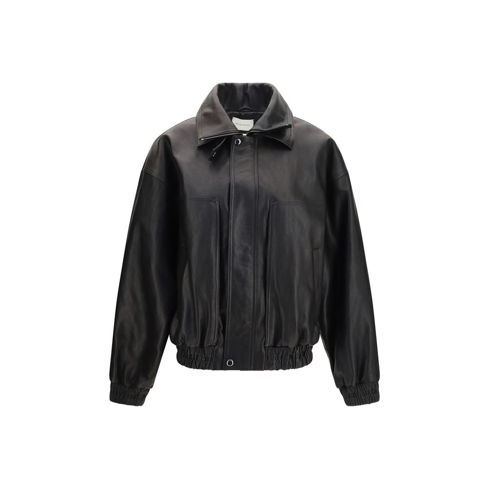 Magda Butrym Black Lambskin Leather Jacket | Regal Royce
