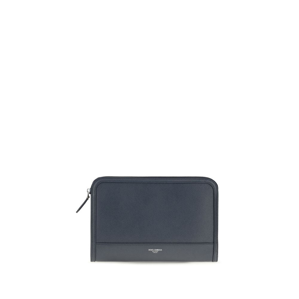 Dolce & Gabbana Blue Calf Leather Bos Taurus Wallet | Regal Royce