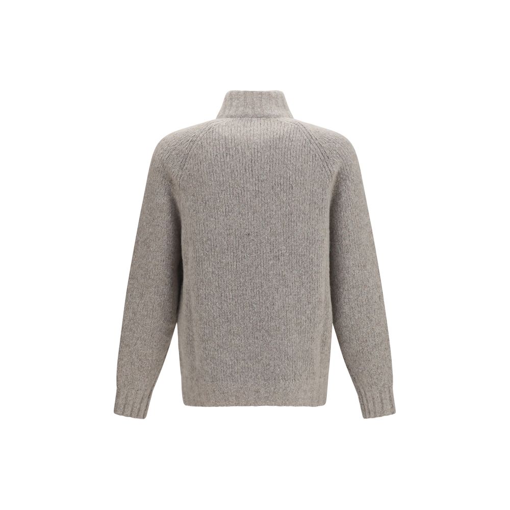 Brunello Cucinelli Gray Cashmere Cardigan | Regal Royce