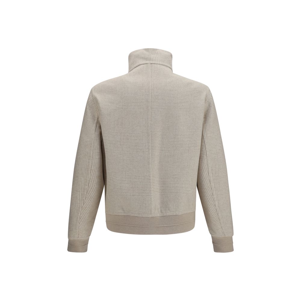 Brunello Cucinelli Beige Cashmere Full-Length Jacket | Regal Royce
