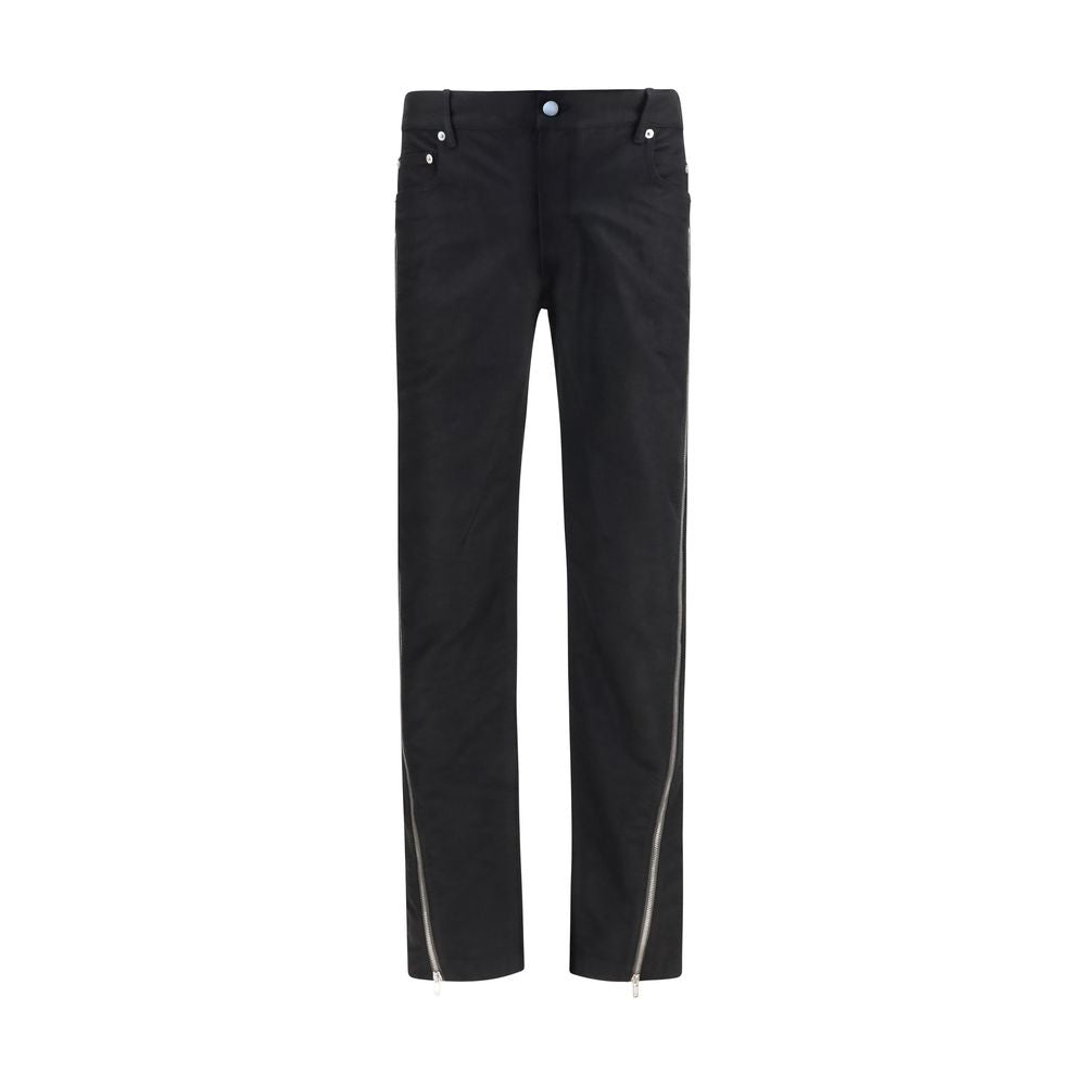 Rick Owens Black Wool Oves Aries Straight-Leg Jeans | Regal Royce