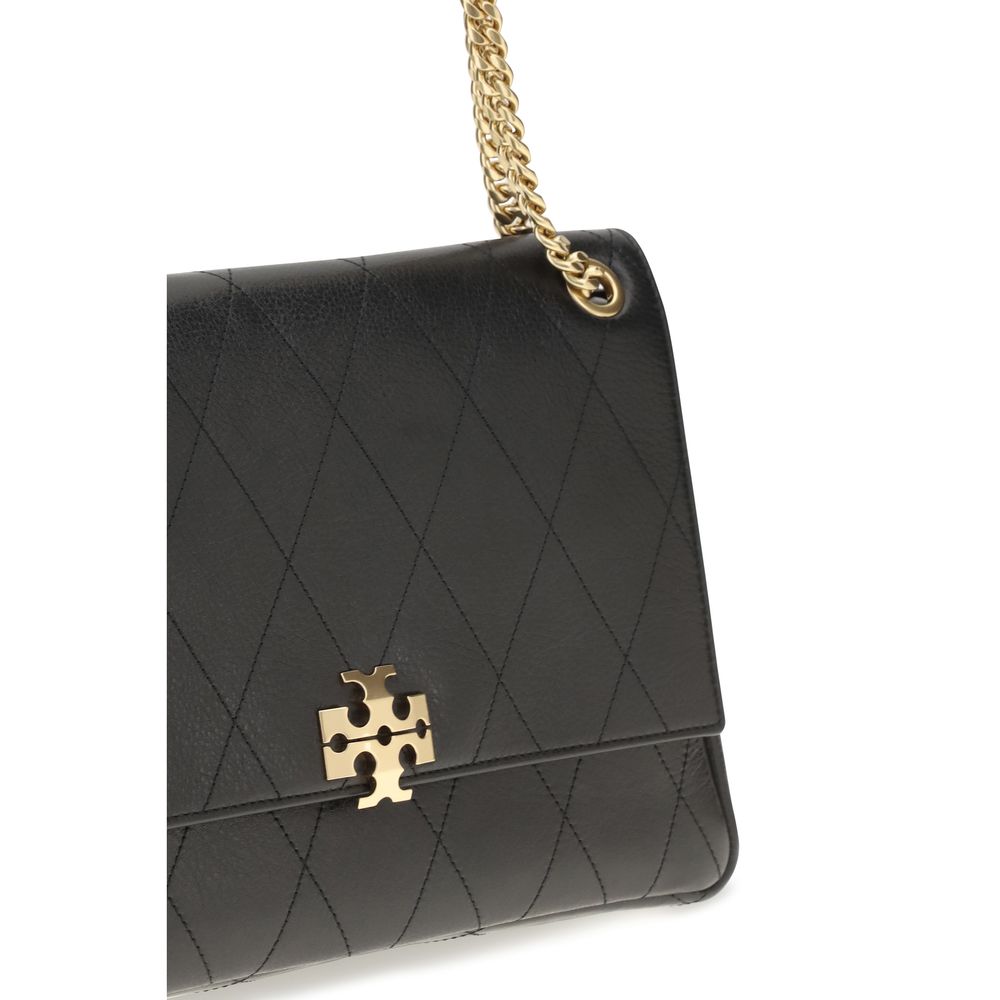 Tory Burch Black Calf Leather Bos Taurus Shoulder Bag | Regal Royce