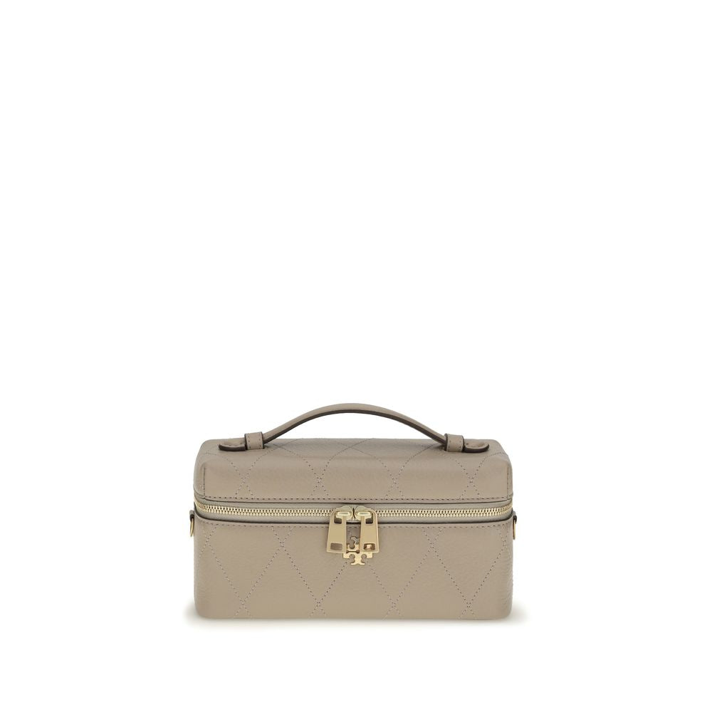 Tory Burch Gray Calf Leather Bos Taurus Wallet | Regal Royce