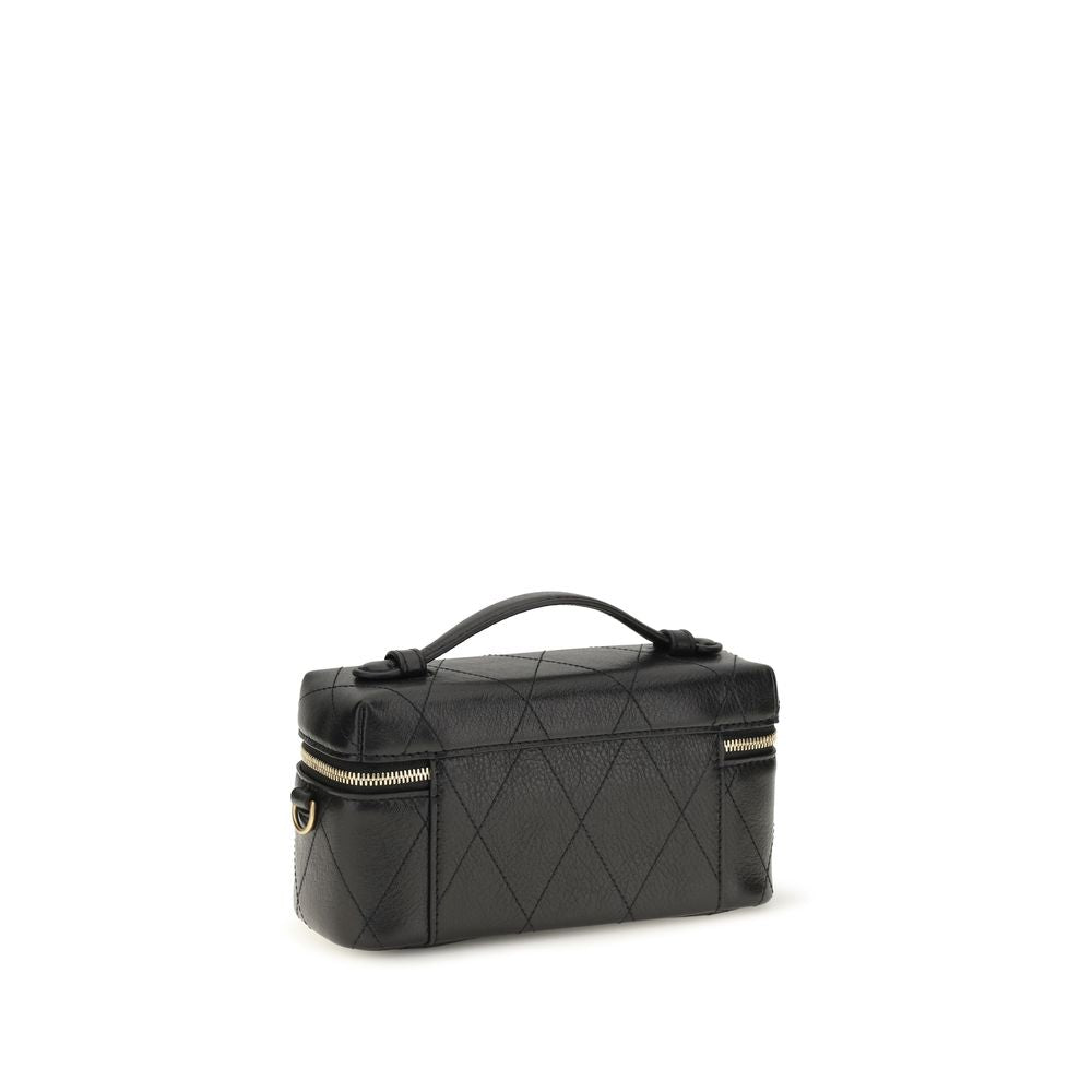 Tory Burch Black Calf Leather Bos Taurus Wallet | Regal Royce