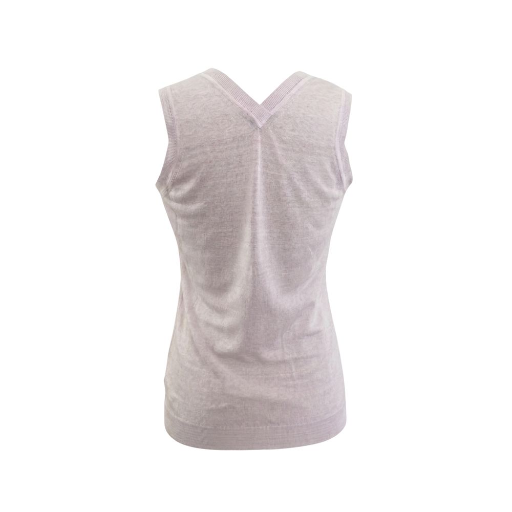 Malo Pink Linen Women Tank | Regal Royce