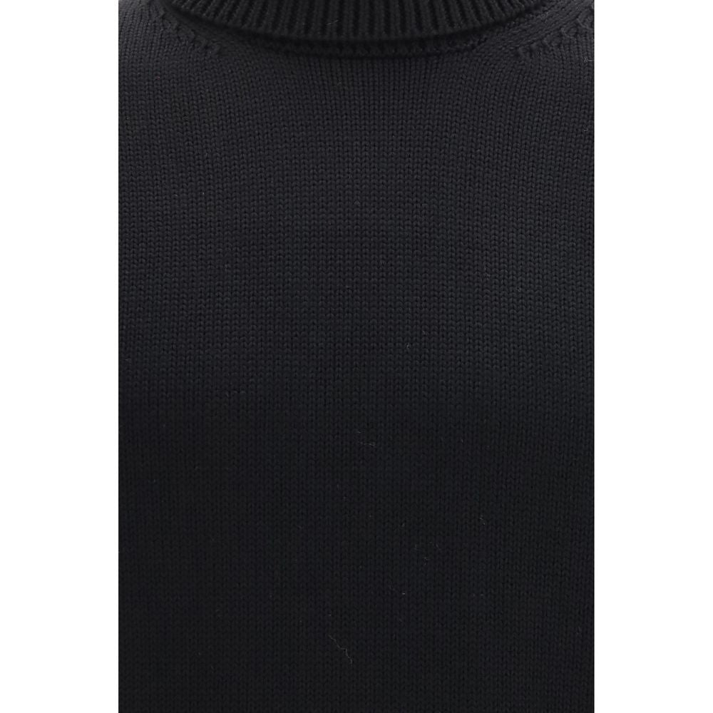 Roberto Collina Black Wool Oves Aries Turtleneck | Regal Royce