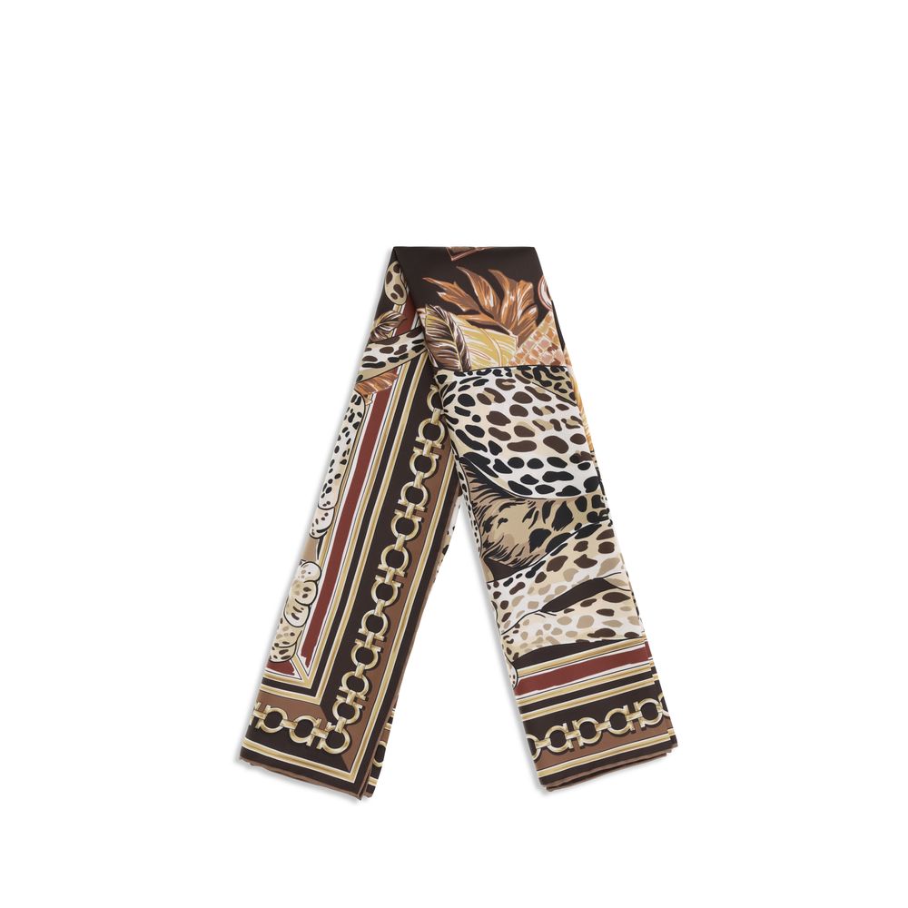 Ferragamo Multicolor Silk Foulard | Regal Royce