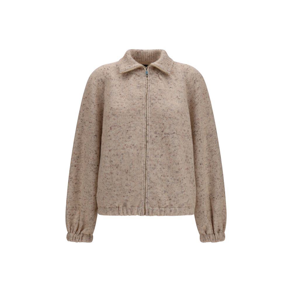 Fabiana Filippi Beige Wool Oves Aries Bomber | Regal Royce