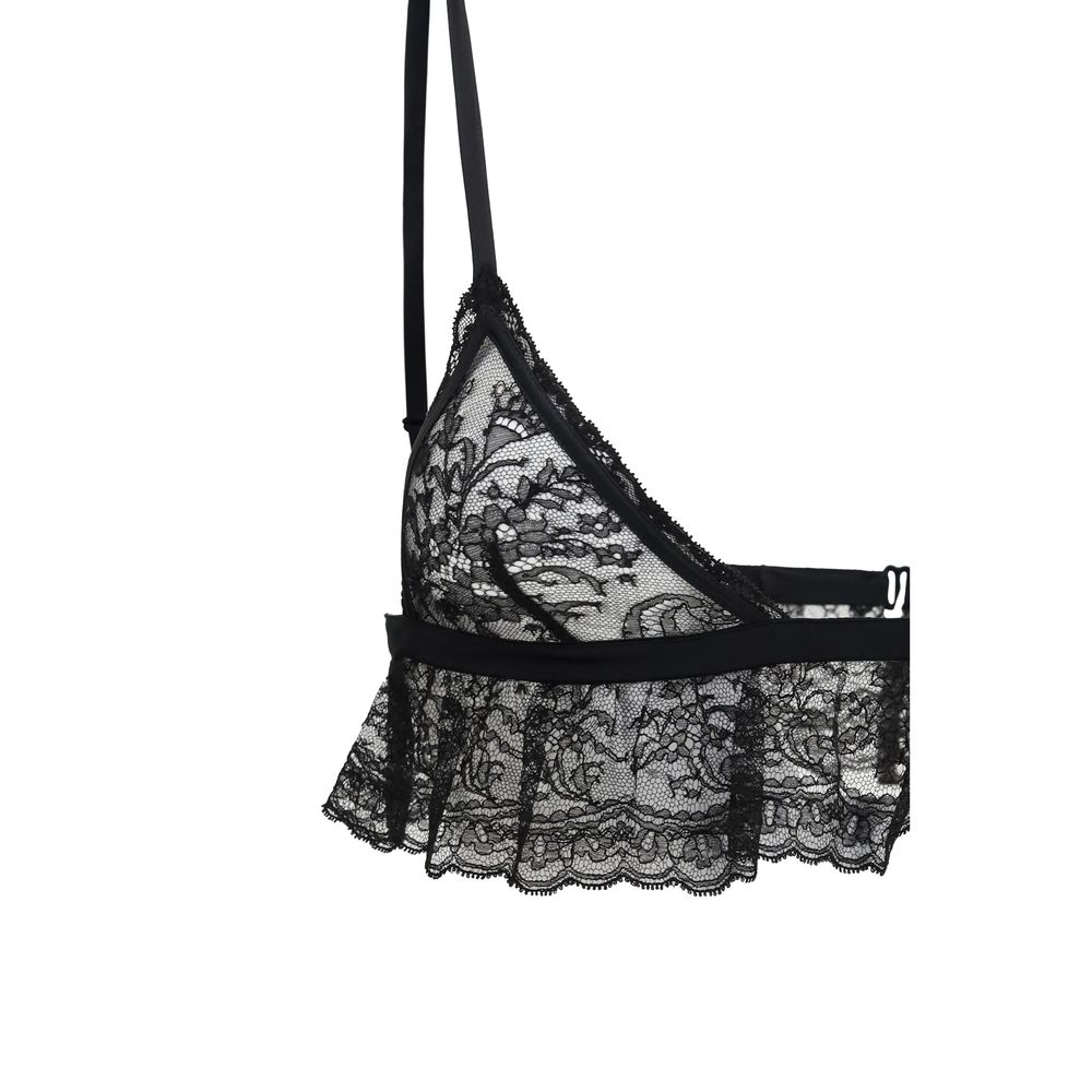 Dolce & Gabbana Black Cotton Bra | Regal Royce