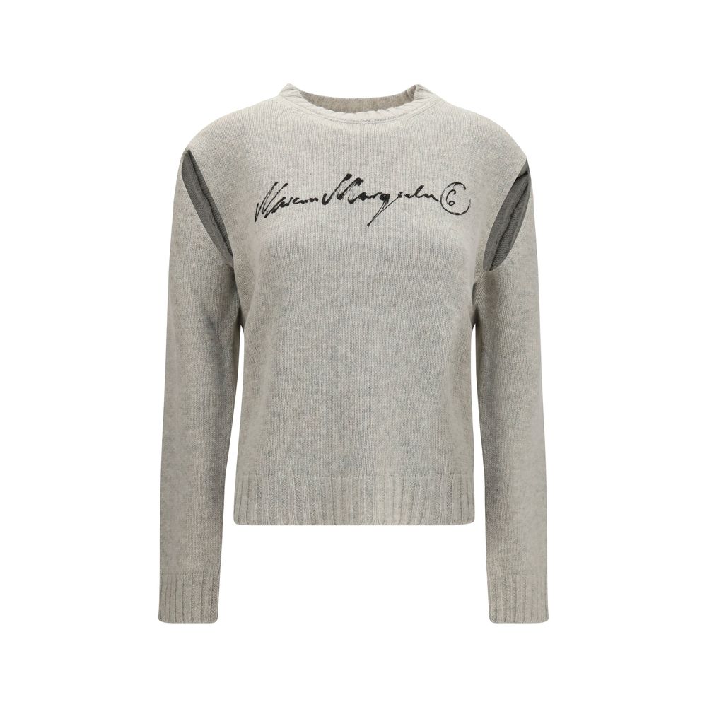 MM6 Gray Wool Oves Aries Sweatshirt | Regal Royce