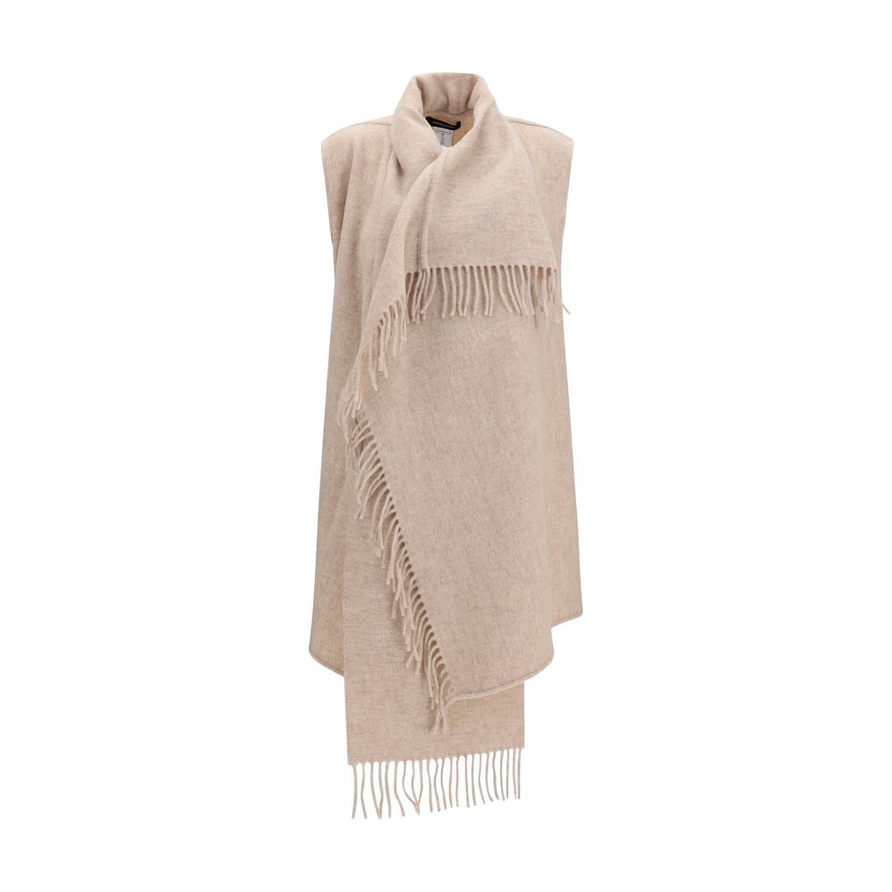 Fabiana Filippi Beige Wool Oves Aries Scarf | Regal Royce