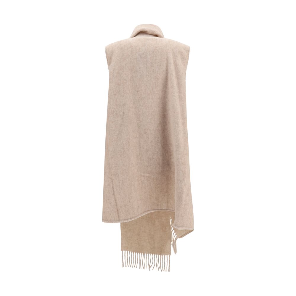 Fabiana Filippi Beige Wool Oves Aries Scarf | Regal Royce
