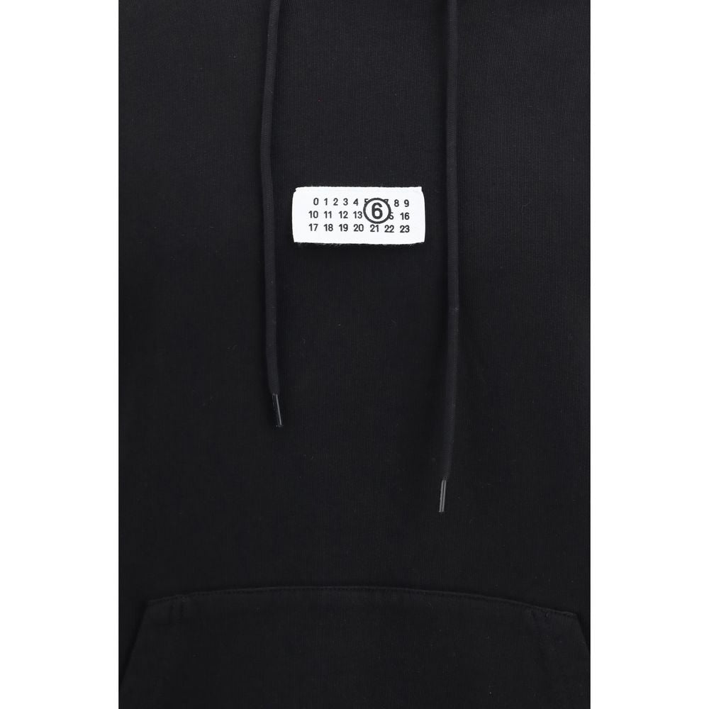 MM6 Black Cotton Sweatshirt | Regal Royce