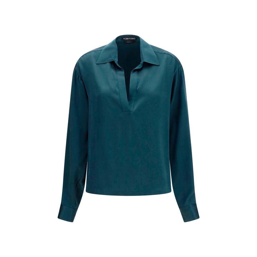 Tom Ford Blue Silk Shirt | Regal Royce