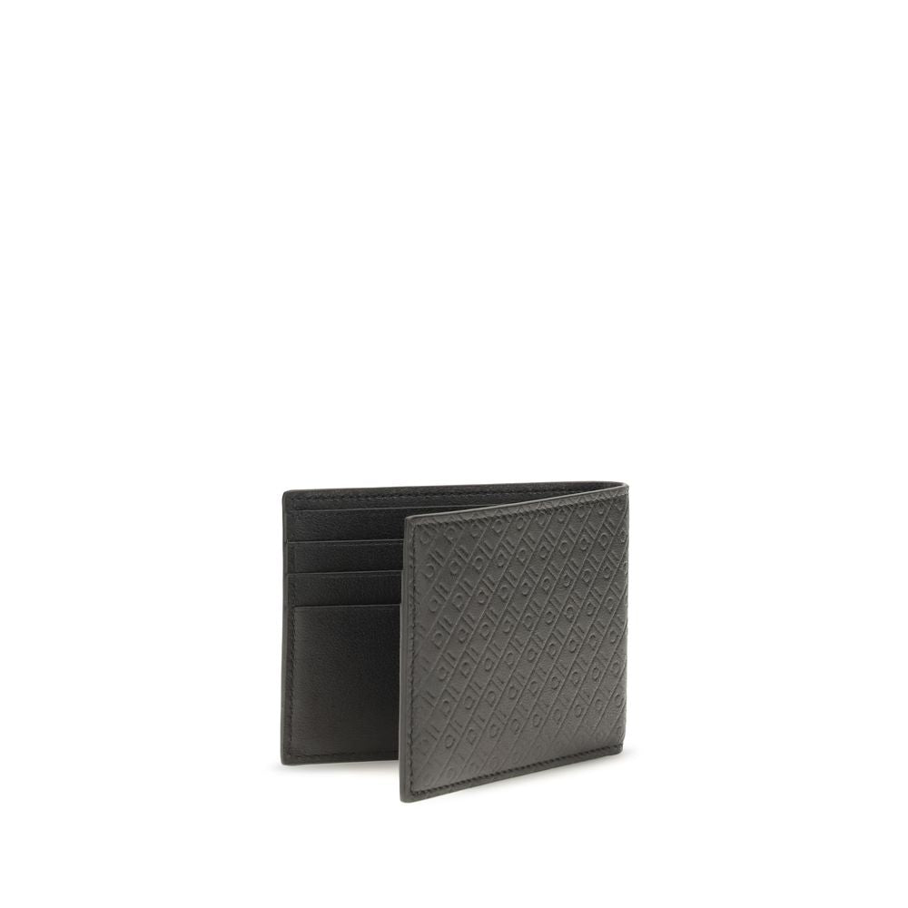 Ferragamo Black Calf Leather Bos Taurus Wallet | Regal Royce