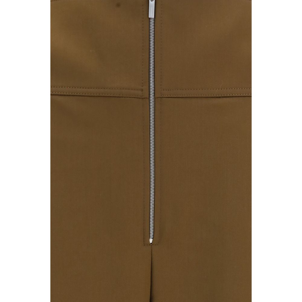 Ferragamo Brown Wool Oves Aries Casual Pants | Regal Royce