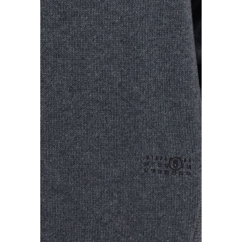 MM6 Gray Wool Oves Aries Casual Dress | Regal Royce