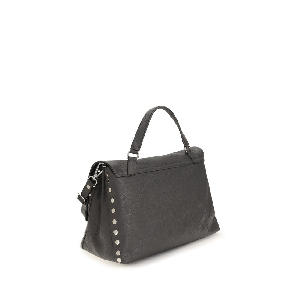 Zanellato Gray Calf Leather Bos Taurus Handbag | Regal Royce