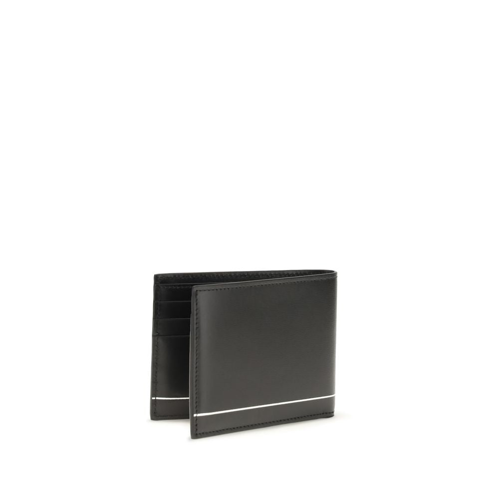 Ferragamo Black Calf Leather Bos Taurus Wallet | Regal Royce