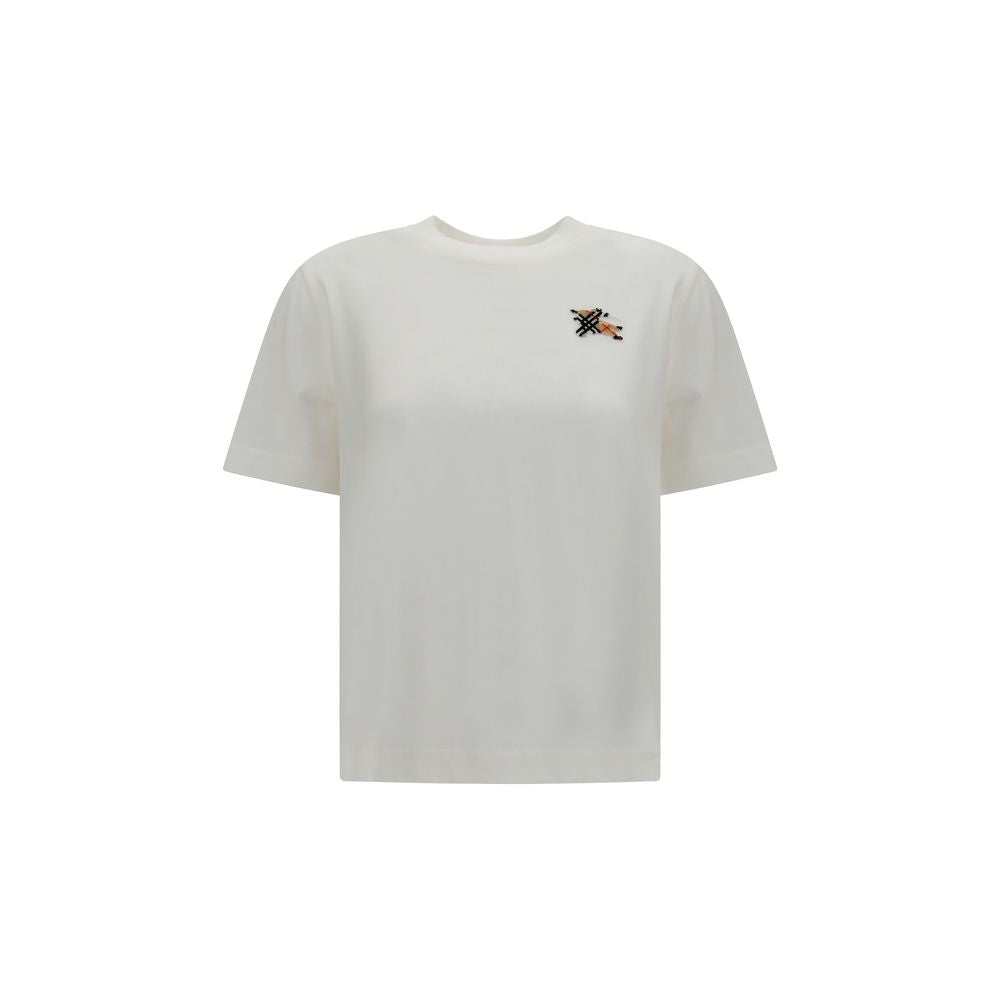 Burberry White Cotton T-Shirt | Regal Royce