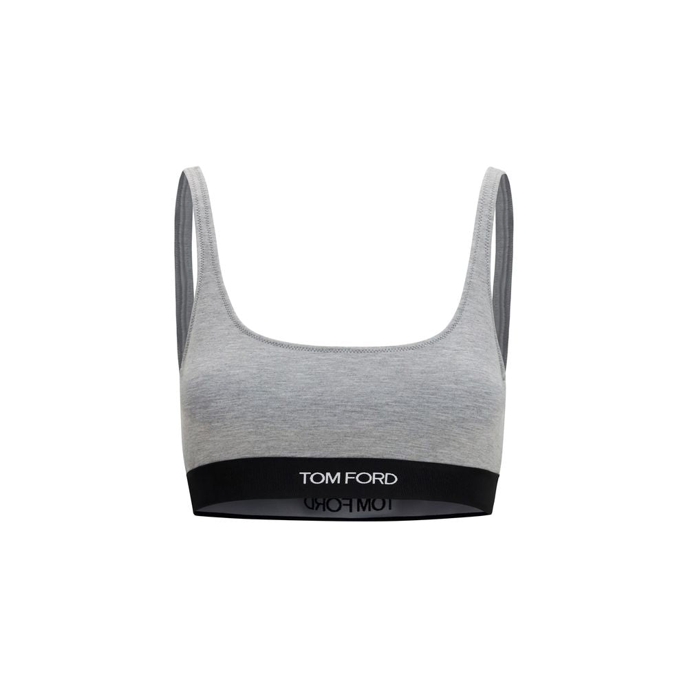 Tom Ford Gray Modal Sport Bra | Regal Royce