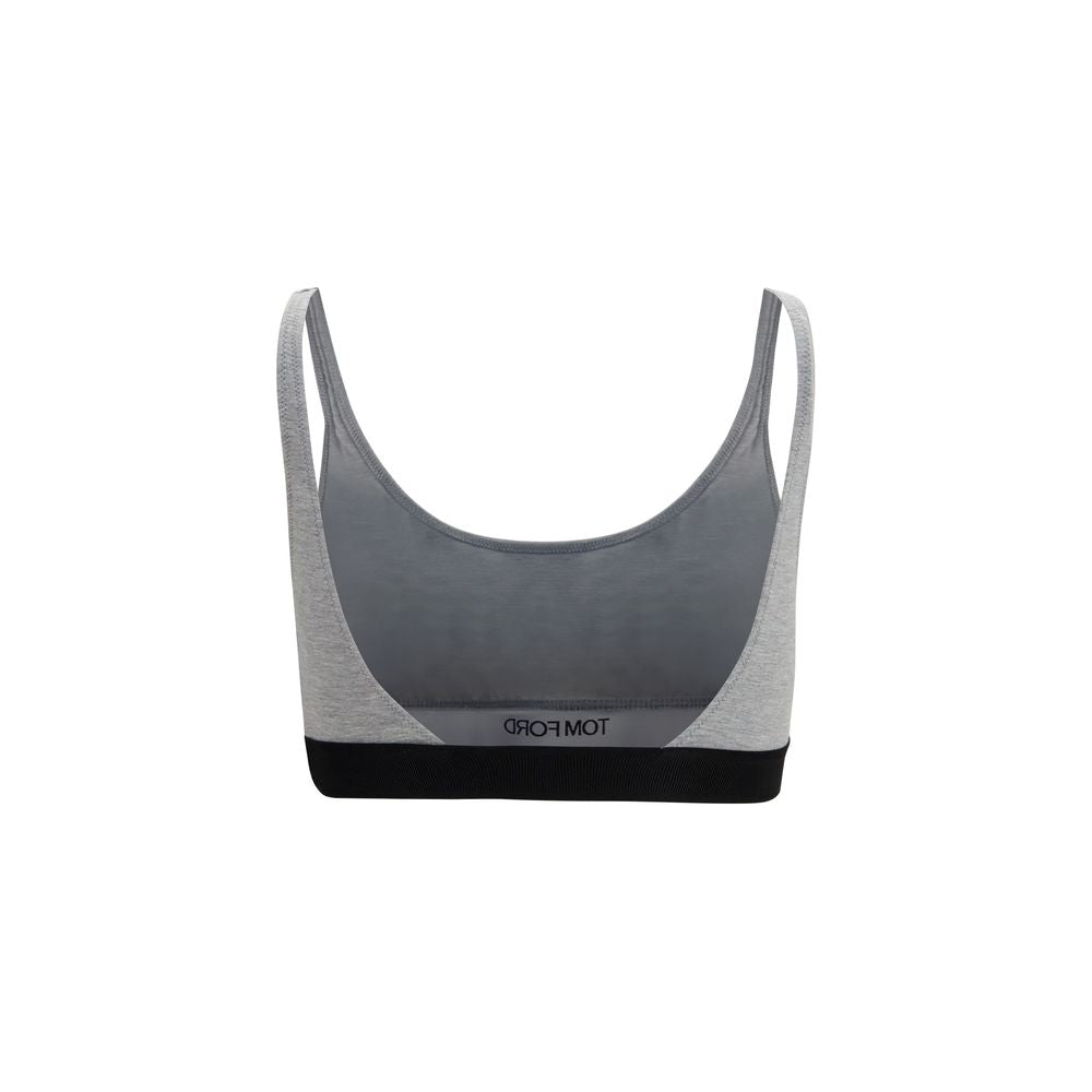 Tom Ford Gray Modal Sport Bra | Regal Royce