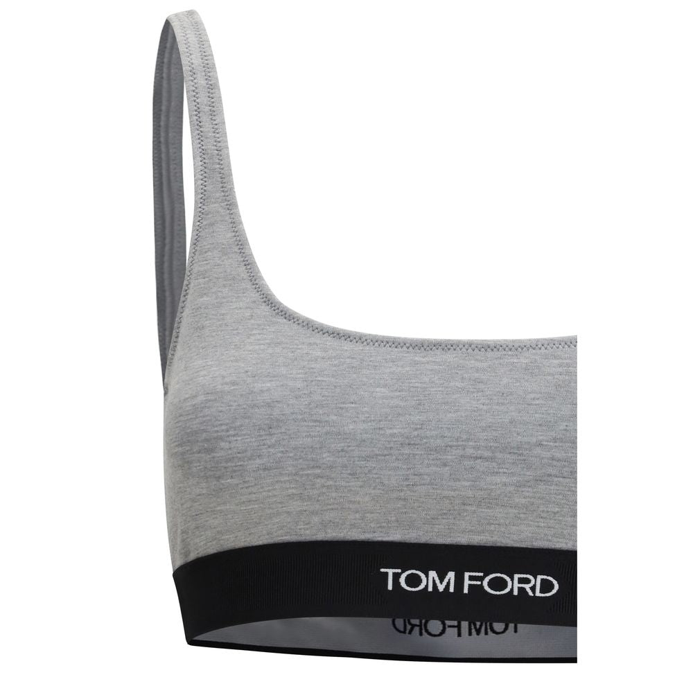 Tom Ford Gray Modal Sport Bra | Regal Royce