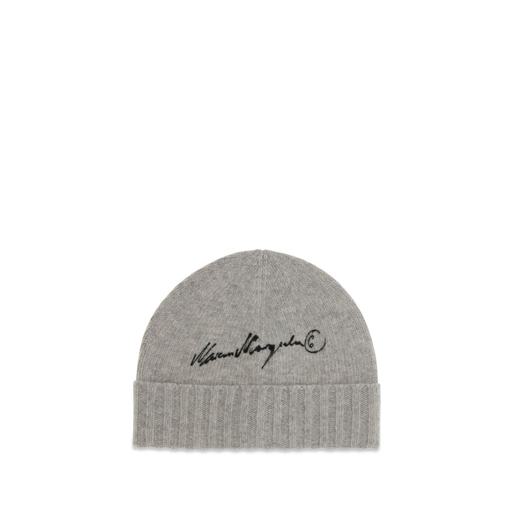 MM6 Gray Wool Oves Aries Beanie | Regal Royce