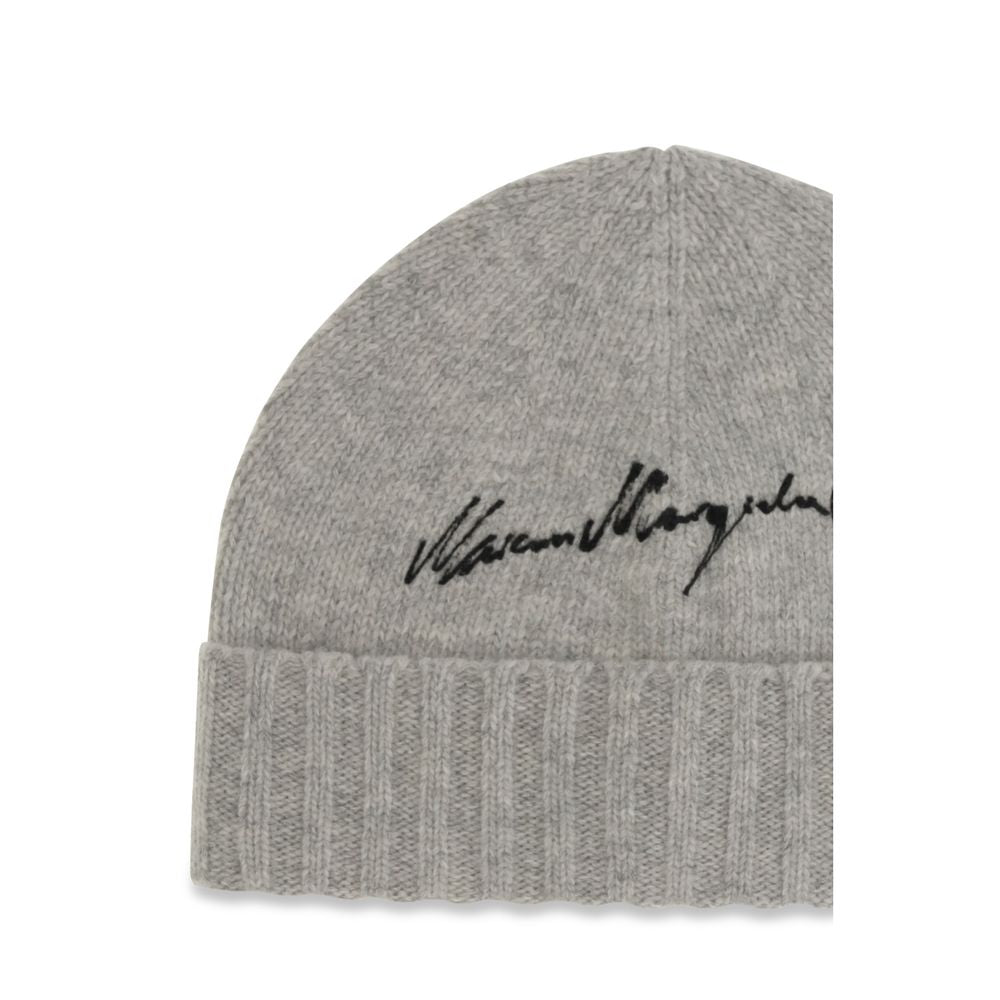 MM6 Gray Wool Oves Aries Beanie | Regal Royce