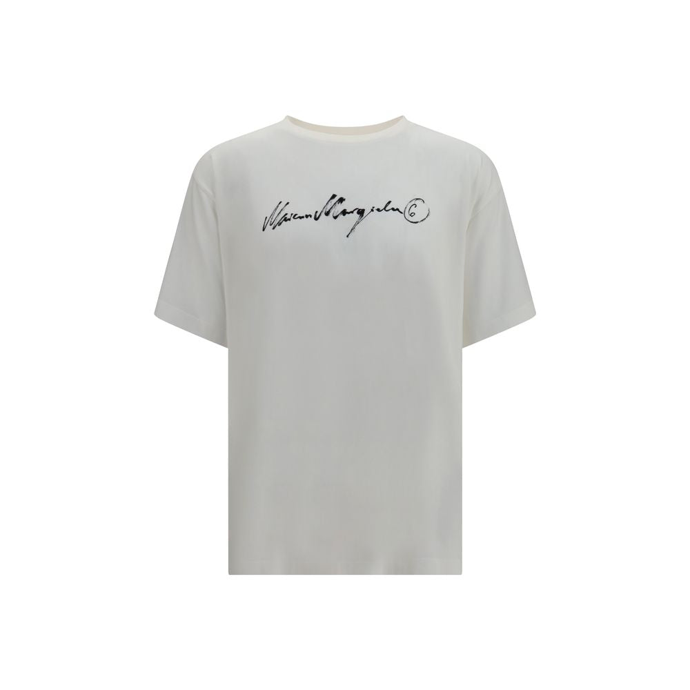 MM6 White Cotton T-Shirt | Regal Royce
