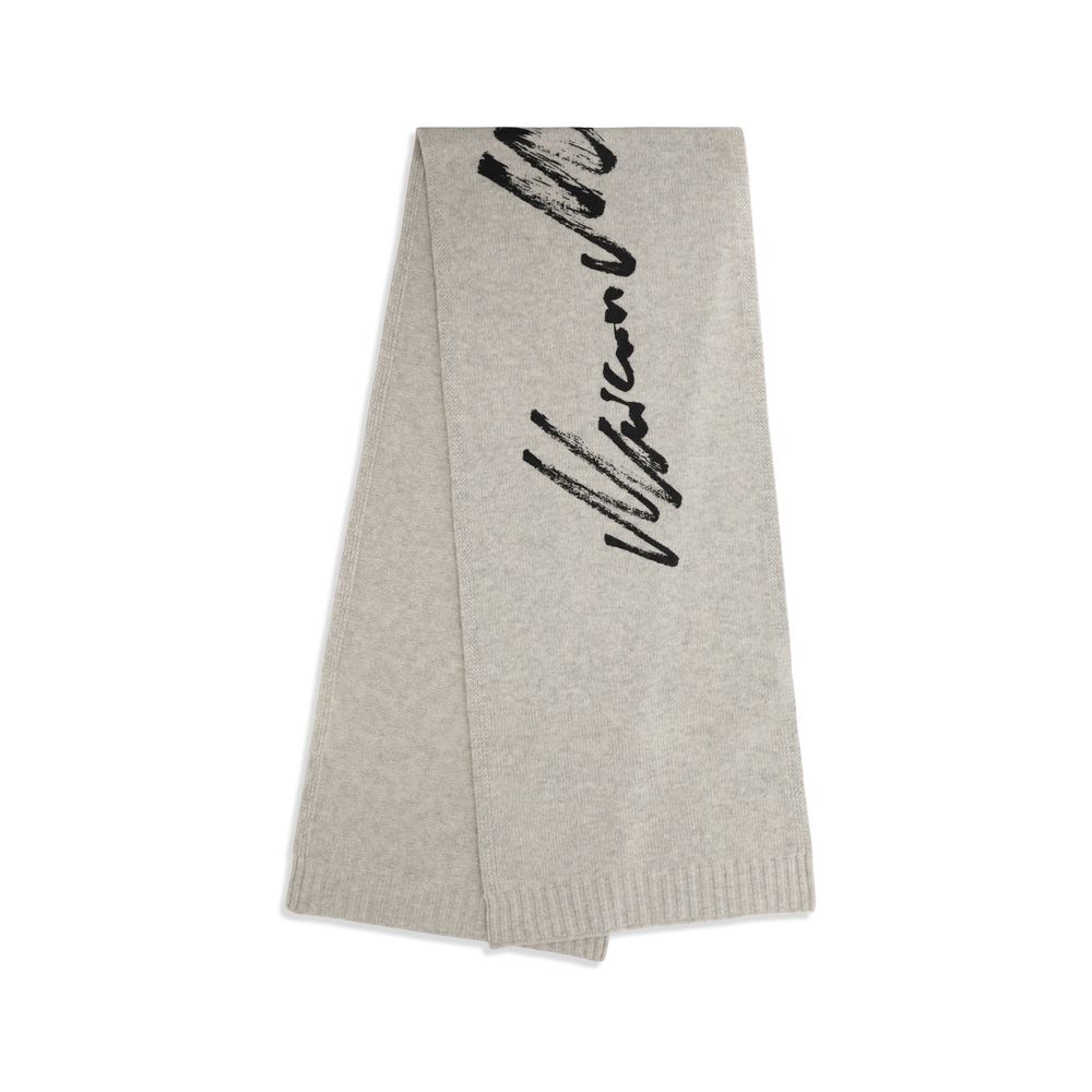 MM6 Gray Wool Oves Aries Scarf | Regal Royce