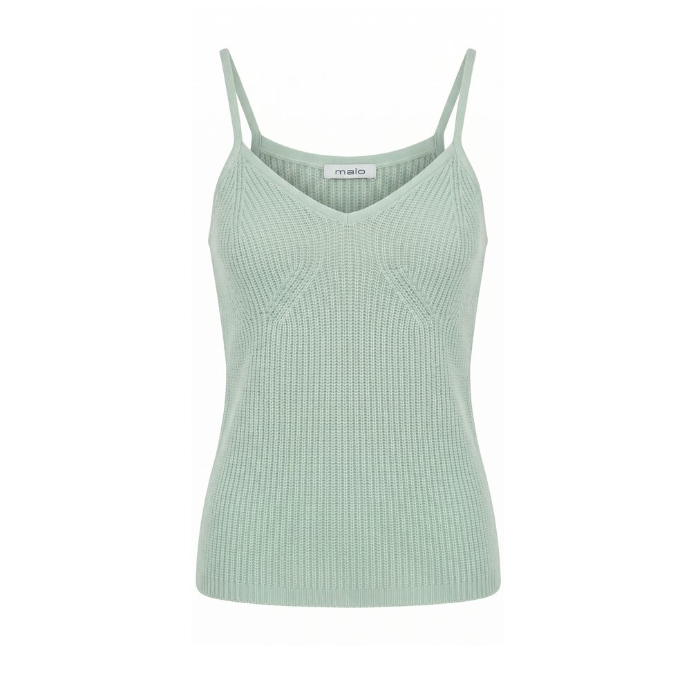 Malo Green Wool Women Tank | Regal Royce